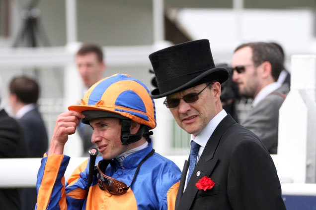 Ryan Moore with Aidan O'Brien