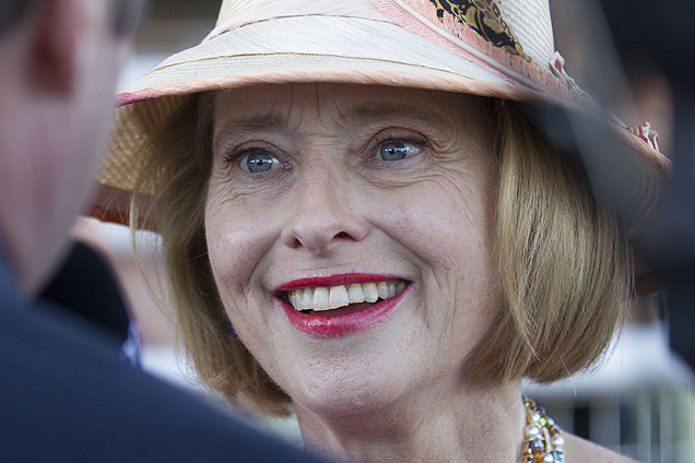 Trainer Gai Waterhouse won her first jumps feature when Valediction took out the 2016 Brierly Steeplechase at Warrnambool.