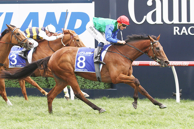 Bonneval strengthens her Caulfield Cup claims in the Underwood.