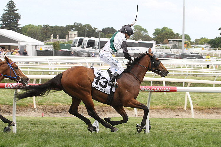 Boom Time winning the Caulfield Cup