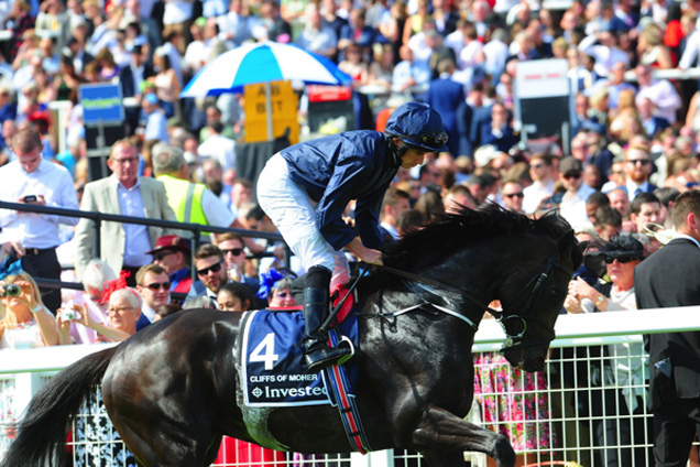 Cliffs Of Moher running in the Investec Derby (Group 1) Cliffs Of Moher running in the Investec Derby (Group 1)