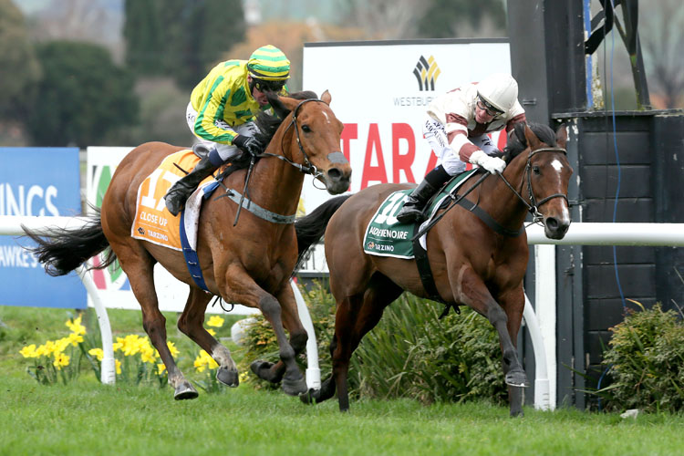 Close Up (outside) winning last year’s Gr.1 Tarzino Trophy (1400m).