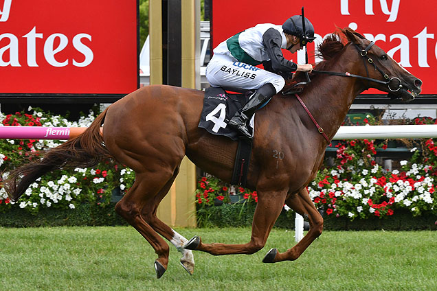 Grande Rosso winning the Chester Manifold Stakes