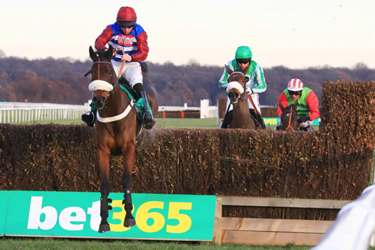 Keeper Hill winning the bet365 December Novices' Chase (Grade 2)