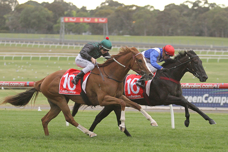 Long Time Ago winning the Summoned Stks