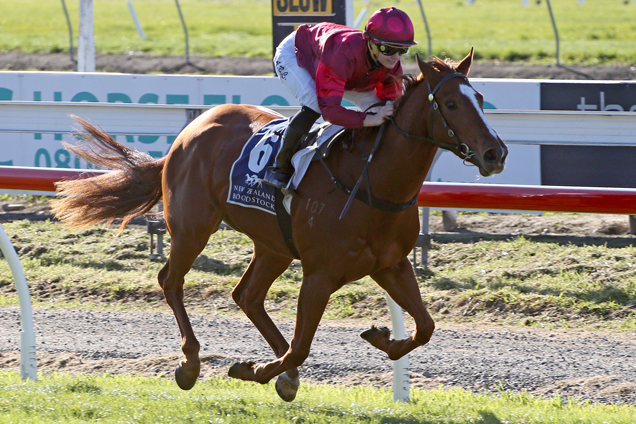 Prom Queen winning the Berkley Stud Champagne Stakes