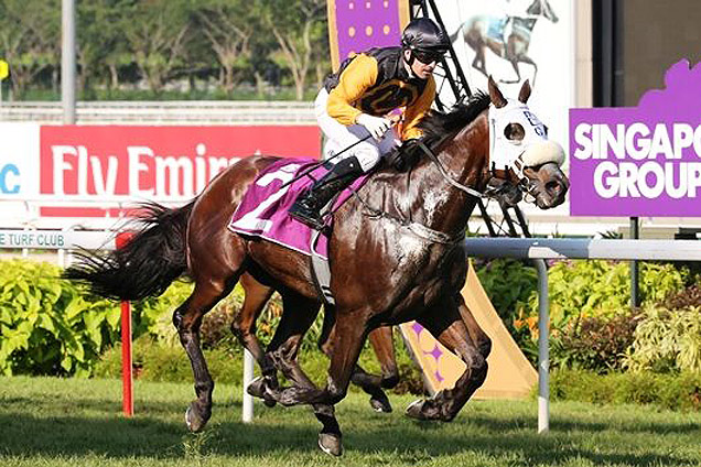 Quechua winning the QUEEN ELIZABETH II CUP