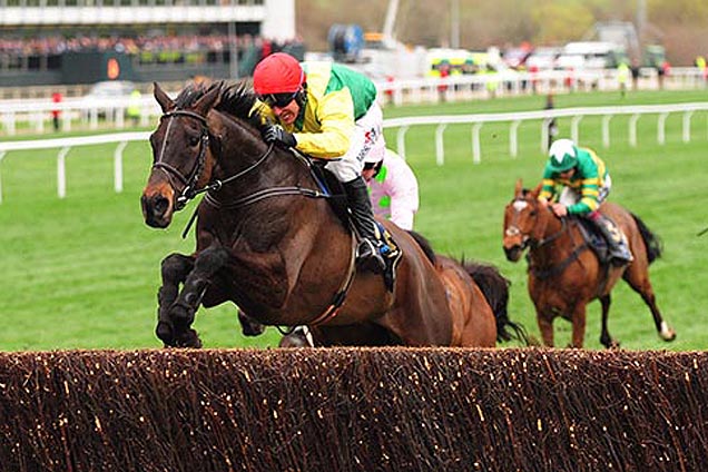 Sizing John winning the Timico Cheltenham Gold Cup Chase (Grade 1)