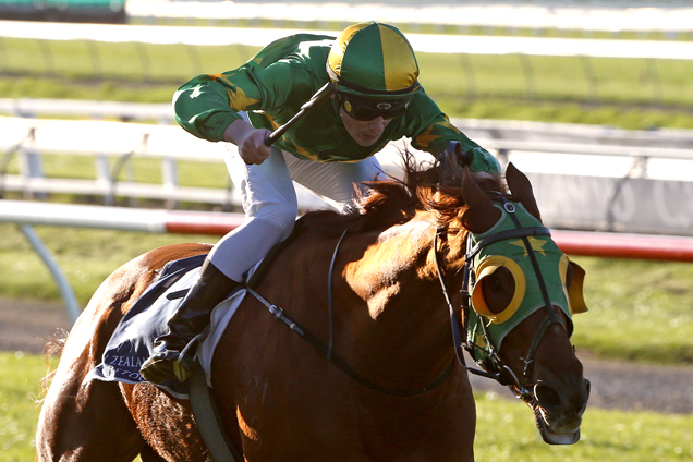 Tommy Tucker winning the Coca-Cola Canterbury Gold Cup