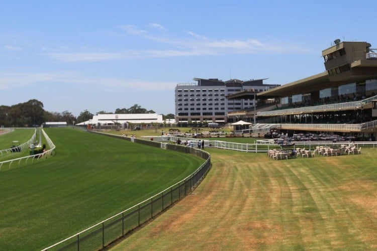 The Australian Turf Club’s Warwick Farm racecourse  is located in south-west Sydney around the Chipping Norton area near Liverpool.<br/><br/>Warwick Farm racecourse is adjacent to the George’s River and is renowned for its spacious grounds and rural atmosphere.<br/><br/>Warwick Farm is a major racing and training centre and now includes the Sales complex near the home turn which replaced the old Sales at Newmarket.<br/><br/>It is a triangular course proper with a circumference of 1937m and a home straight measuring 326m.<br/><br/>The Warwick Farm course underwent major design changes in the 1980s when a chute was extended along the river side of the course to allow for straight runs from 1000m to 1400m starting points to the home turn....