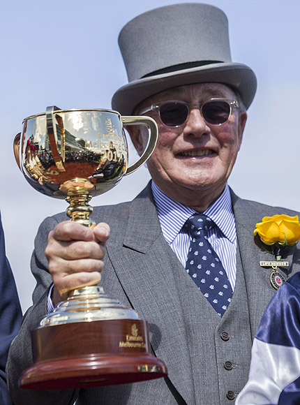 Owner after, Rekindling winning the Emirates Melbourne Cup