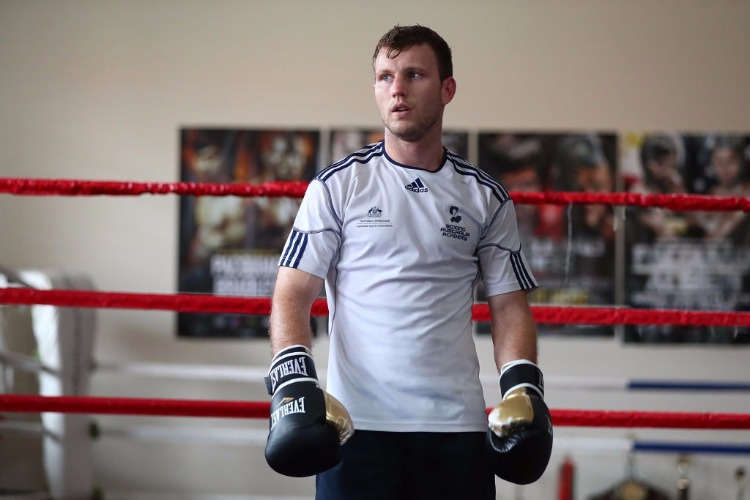 JEFF HORN during a training session in Brisbane, Australia.
