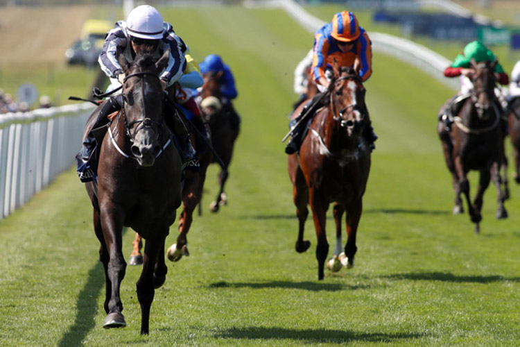 Alpha Centauri winning the Tattersalls Falmouth Stakes (Fillies' Group 1)