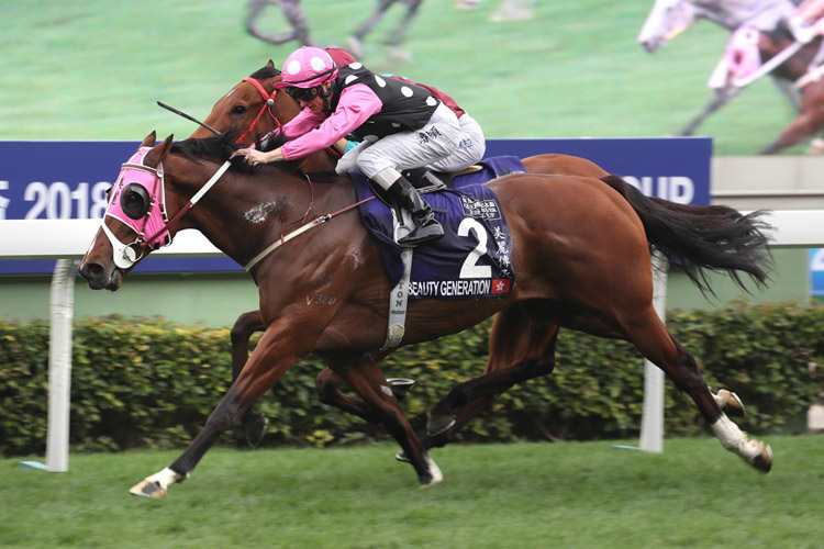 BEAUTY GENERATION winning the Queen's Silver Jubilee Cup.