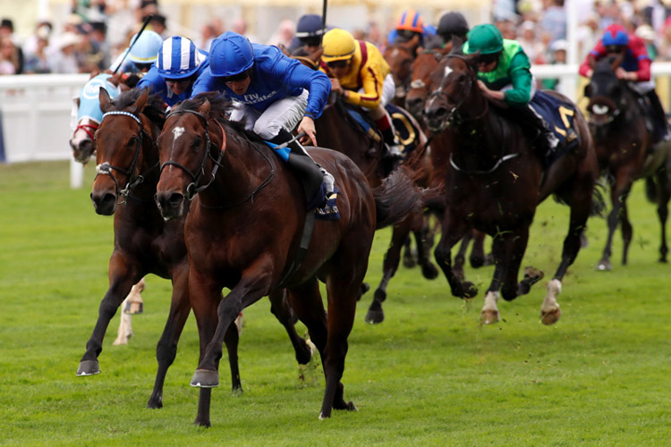 Blue Point winning the King's Stand Stakes (Group 1) (British Champions Series)
