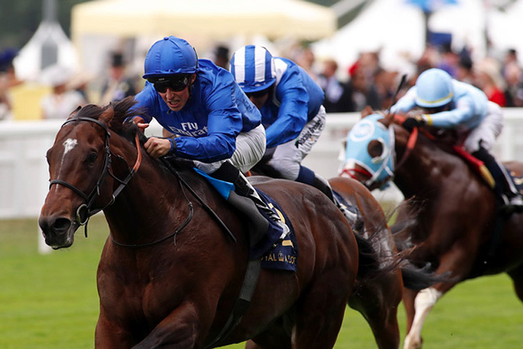Blue Point winning the King's Stand Stakes (Group 1) (British Champions Series)