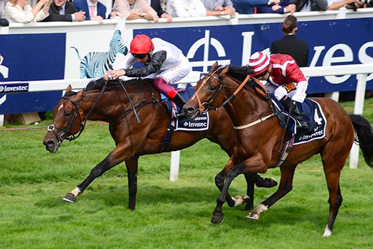 Cracksman winning the Investec Coronation Cup (Group 1).