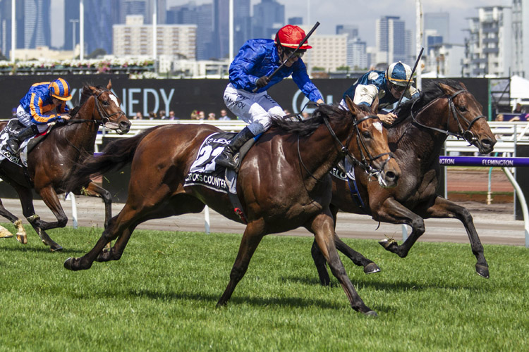 Cross Counter wins the 2018 Melbourne Cup
