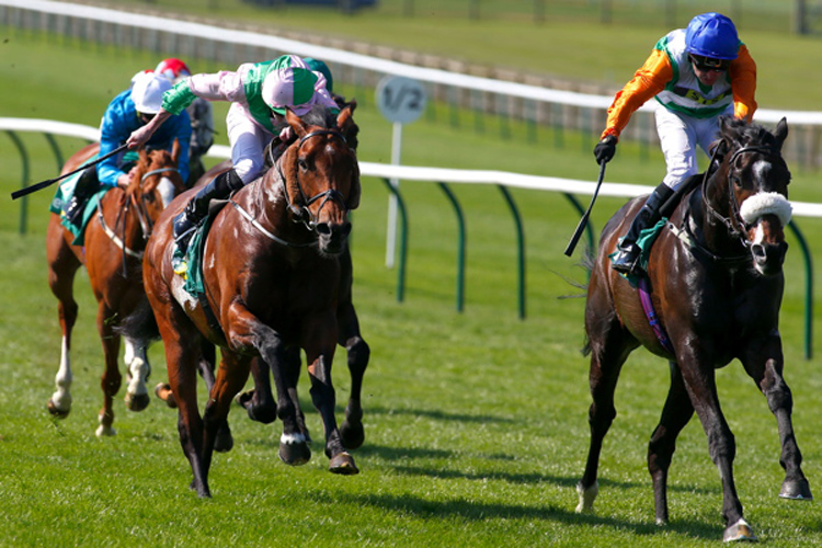 Forest Ranger winning the bet365 Earl Of Sefton Stakes (Group 3)