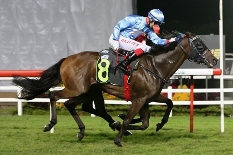 Little Big Man (Olivier Placais) gets up by a short head from Nova Classic (Troy See, obscured) on the line.