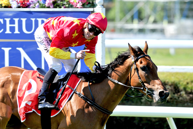 Madison County winning the 46th N.Z. 2000 Guineas