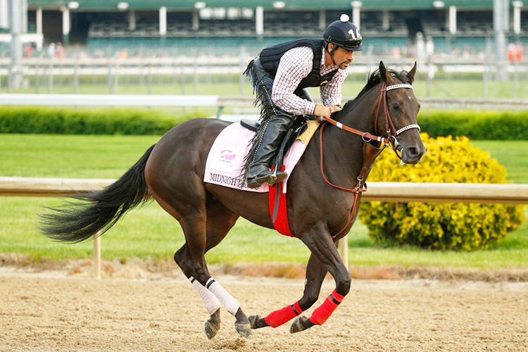 MIDNIGHT BISOU works at Churchill Downs