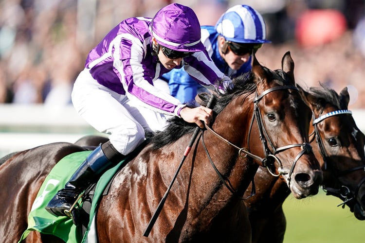 TEN SOVEREIGNS winning the Juddmonte Middle Park Stakes Newmarket, United Kingdom.