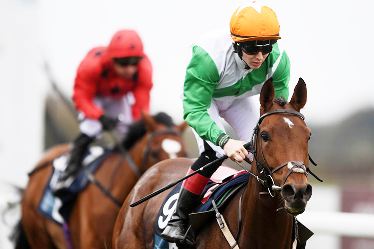 TRUE SELF winning the British Stallion Studs EBF Beckford Stakes (Fillies' And Mares' Listed) in Bath, England.