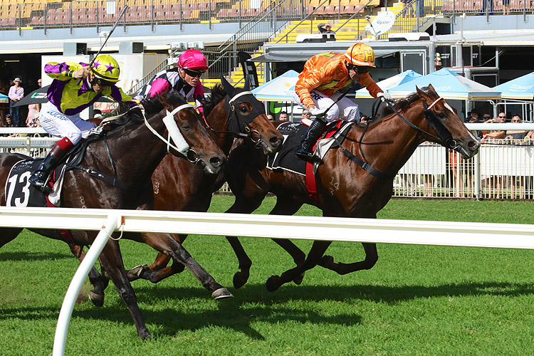 Tyzone (right) wins the BRC Sprint