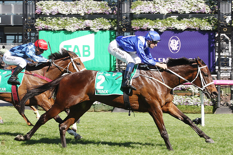 Winx storms home to win the 2018 Turnbull Stakes Winx storms home to win the 2018 Turnbull Stakes
