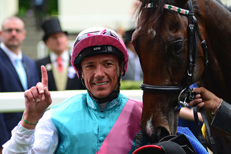 Jockey: FRANKIE DETTORI after, Calyx winning the Coventry Stakes (Group 2)