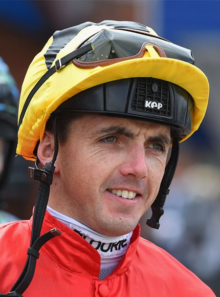 Jockey : Martin Harley 
Martin Harley during Leicester Races in Leicester, England.
