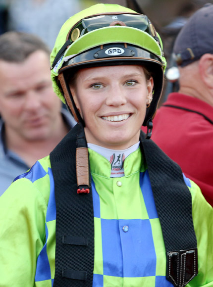 Jockey Stephanie Thornton.