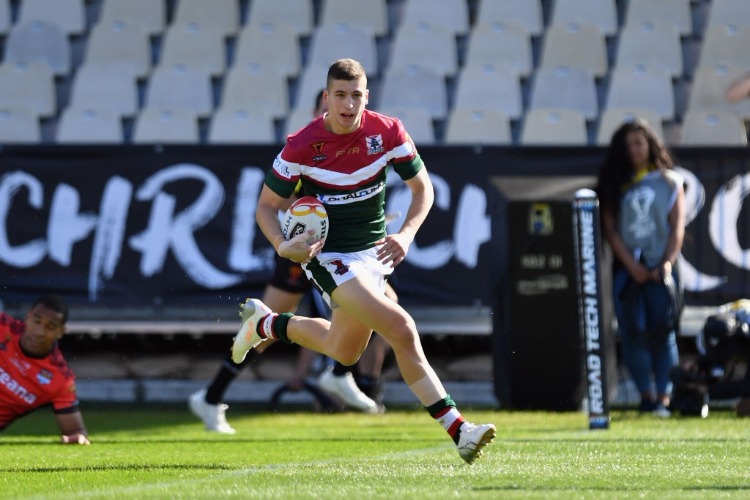 ADAM DOUEIHI at AMI Stadium in Christchurch, New Zealand.