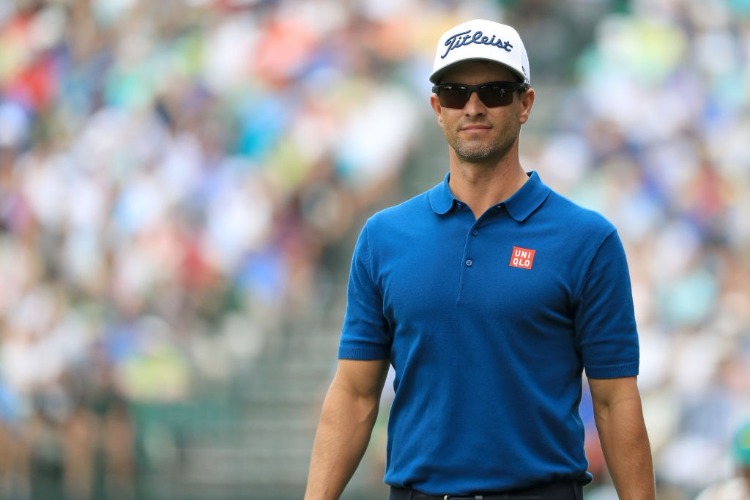 ADAM SCOTT of Australia at Augusta National Golf Club in Augusta, Georgia.