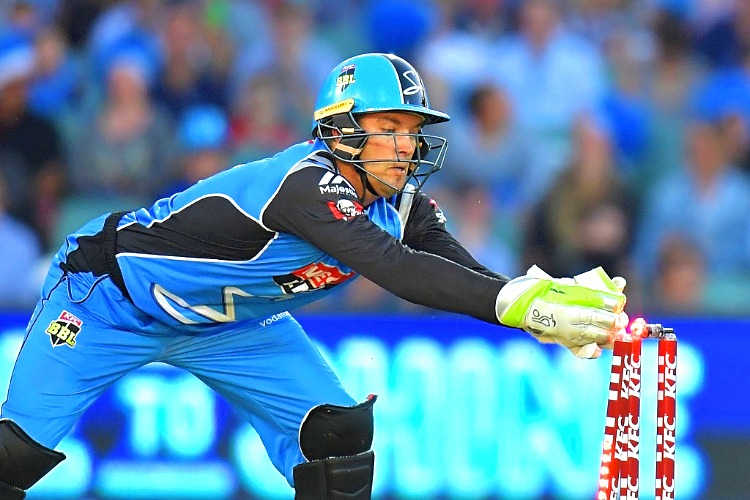 ALEX CAREY of the Adelaide Strikers.