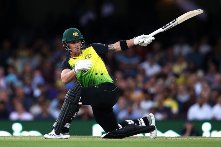 BEN MCDERMOTT of Australia bats during the International Twenty20 match between Australia and India at SCG in Sydney, Australia. BEN MCDERMOTT of Australia bats during the International Twenty20 match between Australia and India at SCG in Sydney, Australia.