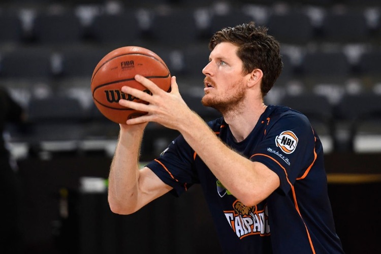CAM GLIDDON of the Taipans warms up before the start of the NBL match between the Cairns Taipans and the Perth Wildcats at CCC in Cairns, Australia. CAM GLIDDON of the Taipans warms up before the start of the NBL match between the Cairns Taipans and the Perth Wildcats at CCC in Cairns, Australia.