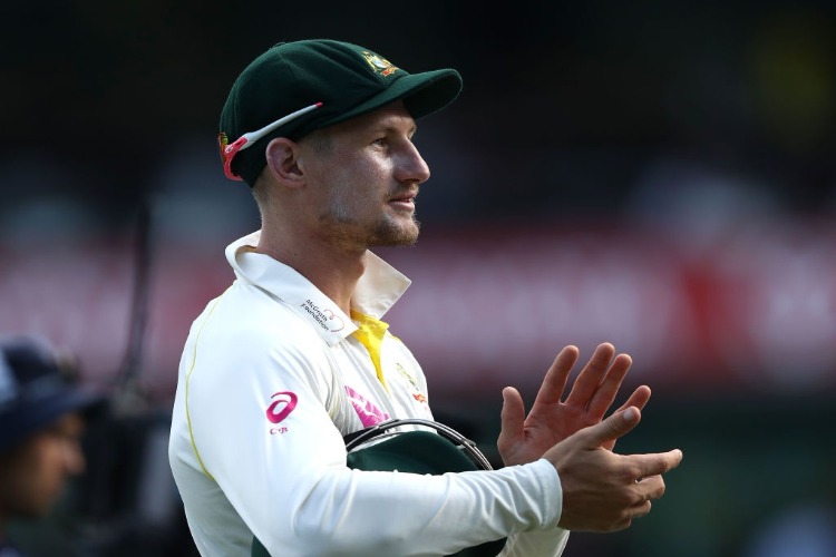 CAMERON BANCROFT of Australia walks from the ground at d at SCG in Sydney, Australia.