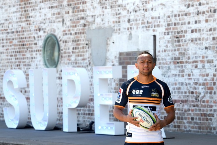 CHRISTIAN LEALIIFANO of the Brumbies poses for a photo during the 2018 Super Rugby Season Launch at Brisbane Powerhouse in Brisbane, Australia. CHRISTIAN LEALIIFANO of the Brumbies poses for a photo during the 2018 Super Rugby Season Launch at Brisbane Powerhouse in Brisbane, Australia.