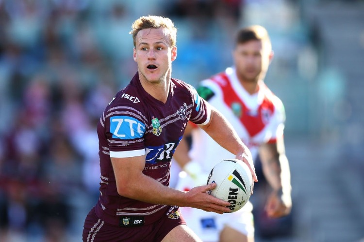 DALY CHERRY-EVANS of the Eagles in action during the 20 NRL match between the St George Illawarra Dragons and the Manly Sea Eagles at WIN Stadium in Wollongong, Australia.
