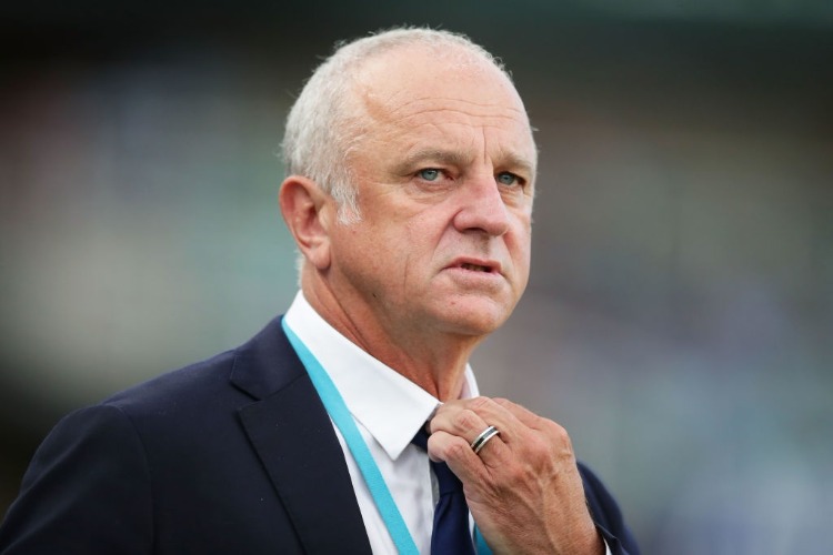 Sydney FC coach GRAHAM ARNOLD looks on during the A-League match between Sydney FC and the Central Coast Mariners at Allianz Stadium in Sydney, Australia.