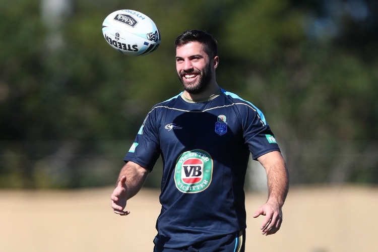 JAMES TEDESCO during a New South Wales Blues State of Origin Training Session in Kingscliff, Australia.