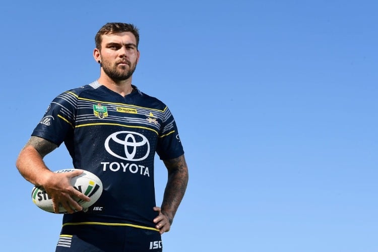 KYLE FELDT of the Cowboys poses during a North Queensland Cowboys NRL media opportunity at Cowboys HQ in Townsville, Australia.