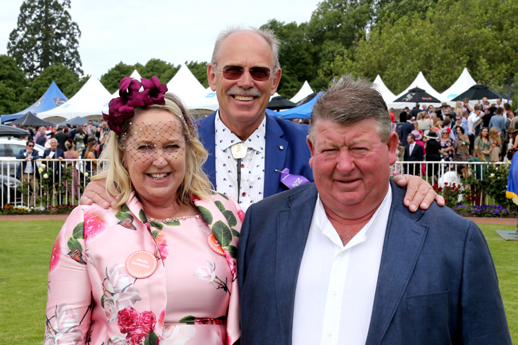 Barneswood Farm's Sarah Green and Ger Beemsterboer with co-trainer Peter Williams