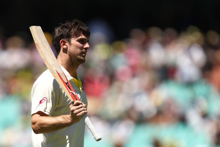 MITCHELL MARSH of Australia during the Fifth Test match in the Ashes Series between Australia and England at SCG in Sydney, Australia.