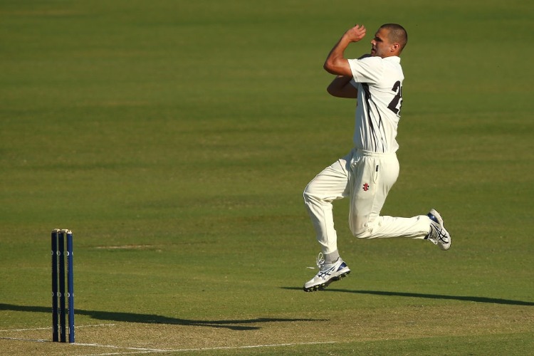 NATHAN COULTER-NILE of the WA XI during the Ashes series Tour Match between Western Australia XI and England at WACA in Perth, Australia. NATHAN COULTER-NILE of the WA XI during the Ashes series Tour Match between Western Australia XI and England at WACA in Perth, Australia.
