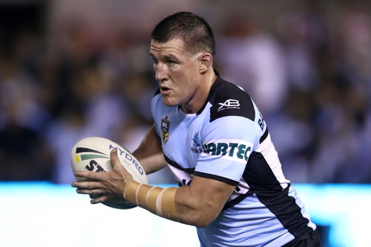 PAUL GALLEN of the Sharks warms up during the NRL match between the Cronulla Sharks and the St George Illawarra Dragons at Southern Cross Group Stadium in Sydney, Australia.
