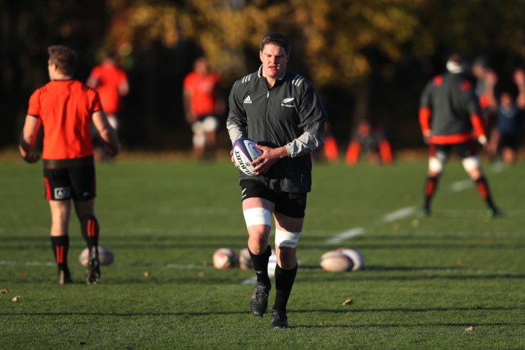 SCOTT BARRETT of New Zealand is seen during a training session at Peffermill Playing Fields in Edinburgh, Scotland.