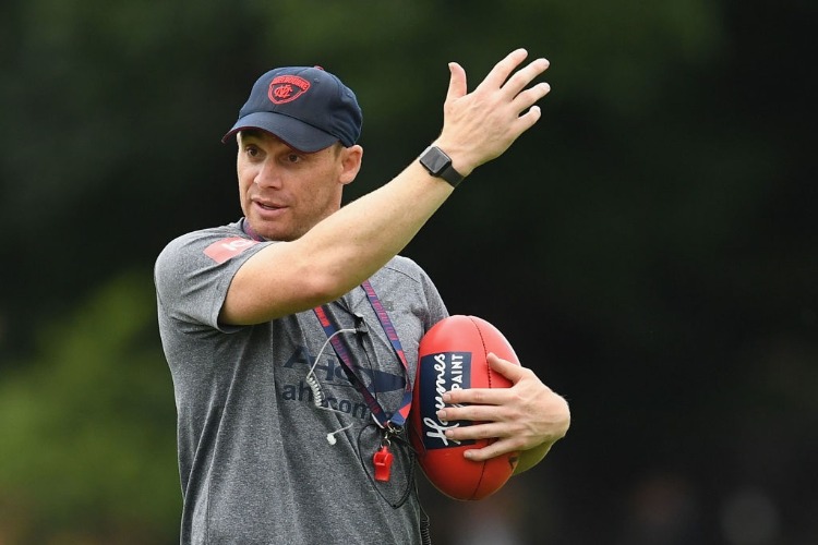 Demons head coach SIMON GOODWIN.